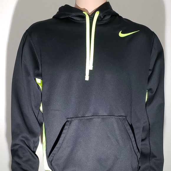 Nike Other - NIKE BLACK AND SAFTEY FLOURESENT GREEN HOODIE